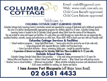 Columba Cottage Early Learning Centre - Brisbane Child Care 1
